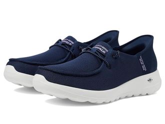 Skechers Go Walk Joy Idalis Hands Free Slip-Ins Womens Walking Shoes Navy/Lavender : 10.5 B - Medium