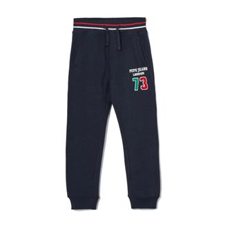 Pepe Jeans London Navy Blue Oscar Jogger Trousers - male - Pepe Jeans - Sweatpants - Blue - 16 Y - Kids