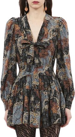 Ulla Johnson Womens Maris Dress In Azure