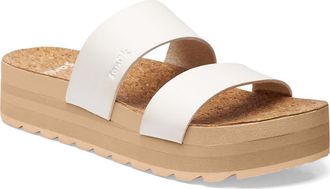 Sanuk Alt-Itude Platform Sandal in White at Nordstrom, Size 10