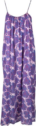 Attic and Barn Kleedjes, Dames, Paars, XS, Katoen, jurk vrouw