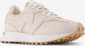 New Balance Niedrige Schn&uuml;rsneakers aus Nylon und Wildleder 327