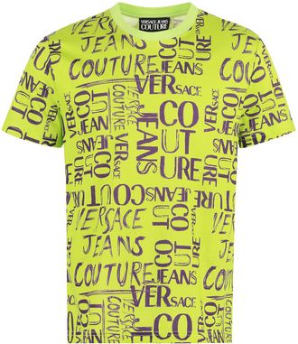 Versace Jeans Couture Printed Cotton T-shirt
