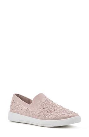 White Mountain Unit Knit Slip-On Sneaker in Mauve/Fabric at Nordstrom Rack, Size 6.5