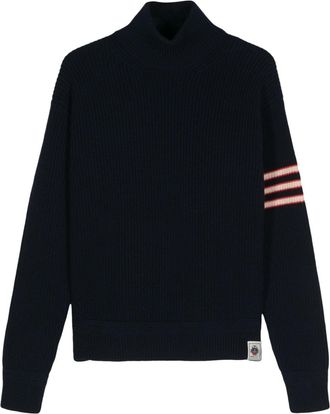 Bally fishermans knitted jumper - men - Merino - 48 - Blue