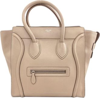 Celine Brown Leather Tote Bag (Pre-Owned)