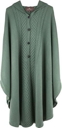 Patricia Nash Hooded Button Front Cape in Sage at Nordstrom Rack