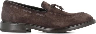 Alexander Hotto tassel-detail suede loafers - Brown