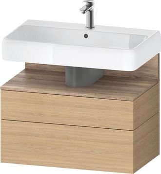 Duravit Qatego Mueble Bajo Lavabo, 1 Extra&iacute;ble Y 1 Caj&oacute;n, - Duravit