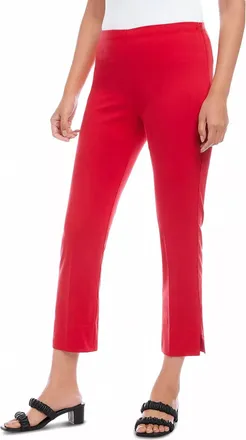 Karen Kane Rebecca Capri Pants In Red