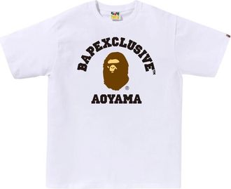 A Bathing Ape A Bathing Ape, Tops, Heren, Wit, L, Katoen, T-Shirts