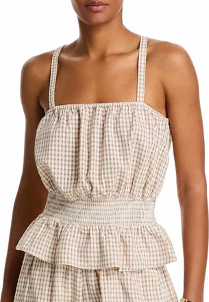 Blank NYC Beach Club Top In Ivory Multi