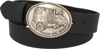 MGM Mens G&uuml;rtel Trucker Belt, Schwarz, 105