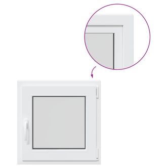 vidaXL Ventana De S&oacute;tano Risor 55 X 55 Cm Pvc Y Vidrio Vidaxl