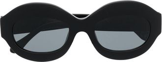 Marni Eyewear round-frame sunglasses - women - Acetate - 53 - Black