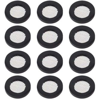 OEM 20 Juntas T&oacute;ricas Para Cabezal De Ducha, De Acero Inoxidable, Con Filtro De Malla Y Arandela De Goma Para Cabezales De Ducha De 1/2 Pulgada - Crezuo