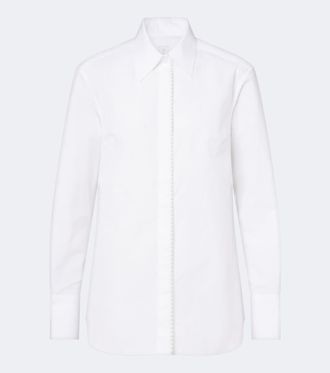 Eleventy Cotton and silk poplin shirt