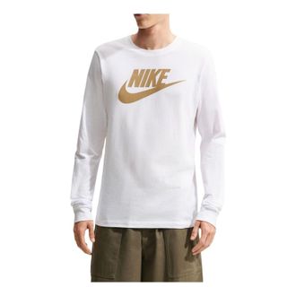 Nike Sportswear Long-Sleeve T-Shirt White Flat Gold CI6291-101