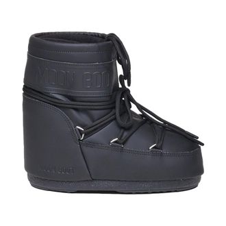 Moon Boot Moon Boot, Winter Boots, female, Black, Size: 9 US Black Winter Boots with PVC Details