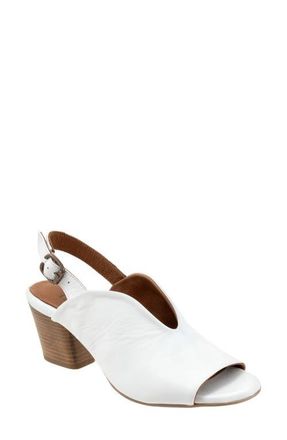 Bueno Clare Slingback Sandal in White at Nordstrom, Size 10.5-11Us