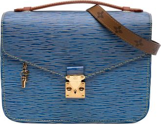 Louis Vuitton Borsa a tracolla Denim Pochette Metis in pelle Épi 2017 - Blu