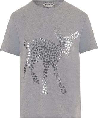 J.W.Anderson Animal Star Appliqu&eacute; Cotton T-Shirt
