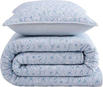 Tommy Hilfiger Boating Flags Stripe Cotton Quilt Set