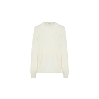 Malo Sandro Crew Neck - male - Malo - Cashmere Knitwear - White - 2XL - Knitwear