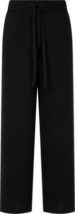 STUDIO TOMBOY Pantaloni sportivi in maglia fine - Nero