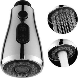 OEM Douchette Evier Duchas Extra&iacute;bles Robinet Mitigeur Cuisine Pro T&ecirc;te De Douche 2 Types De Jet Chrom&eacute;