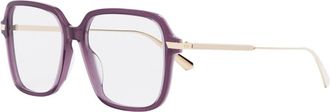 Dior Ladies Black Square Eyeglass Frames GEMDIOROS5I 6000