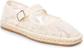 Matisse Footwear Womens Meg Mary Jane Flat In Ivory Floral