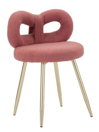 Mauro Ferretti Silla Mini Ilary Rosa Cm &Oslash; 40x67 (altura Del Asiento Cm 46)