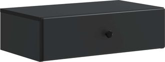 vidaXL Mesa Lateral Montada En La Pared Negro 59 X 34,5 X 17 Cm Vidaxl