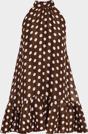 Cara Cara Arca Polka Dot Mini Dress