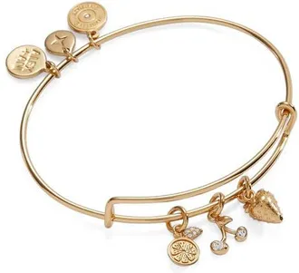 Alex and Ani Summer Fruits Charm Bangle in Gold at Nordstrom