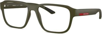 Prada PS 05Rv 15X1O1 Optical Frame - Heren - Brillen - Groen - 54 MM - Accessoires