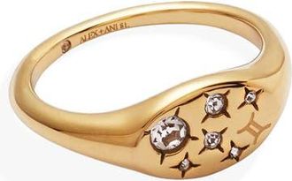 Alex and Ani Zodiac Ring in Gold Gemini at Nordstrom, Size 7