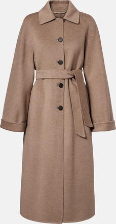 Max Mara Centro belted cashmere coat