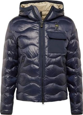 Blauer Ripstop Jas - Heren - Winterjassen - Blauw - XL - Nylon - Jassen