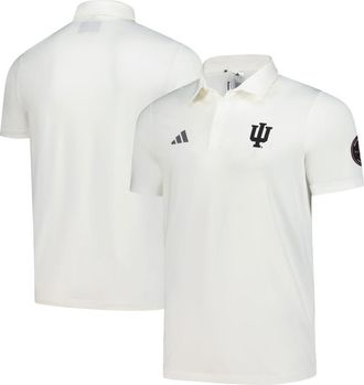 adidas Mens adidas White Indiana Hoosiers Wear Pink Breast Cancer Awareness Polo at Nordstrom, Size Xx-Large