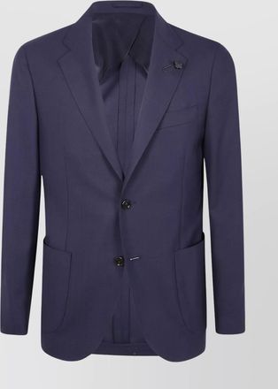 Lardini single-breasted jacket notch lapel