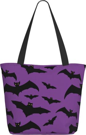 AOOEDM Halloween Bat Ladies Shopping Bag 13x11x7in.The Perfect ValentineS Day Gift.It Is The Best ValentineS Day Gift For Mom, Daughter, Wife,Etc