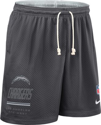 Nike Los Angeles Chargers Sideline Reversible Nike Mens Dri-FIT NFL Shorts in Grey | 03BF0HN597-MDC