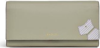 Radley London Large Leather Flapover Wallet in Drizzle at Nordstrom Rack