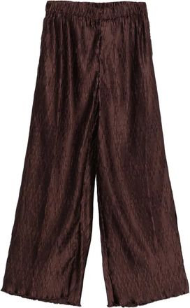 By Malene Birger plissé-pleated trousers - Brown