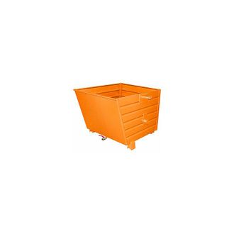 Bauer Volquete Apilable Para Virutas Bss Con Inserto De Tamiz De Chapa