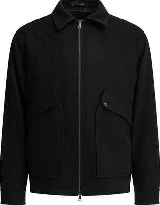 Tagliatore Adams Korte Jas - Heren - Jassen - Zwart - Maat: 2XL Zijde