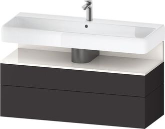 Duravit Duravit - Qatego Mueble Bajo Lavabo, 1 Extra&iacute;ble Y 1 Caj&oacute;n