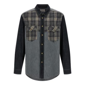 Isabel Marant Sacha Shirt - Heren - Overhemden - Veelkleurig - Maat: L Katoen